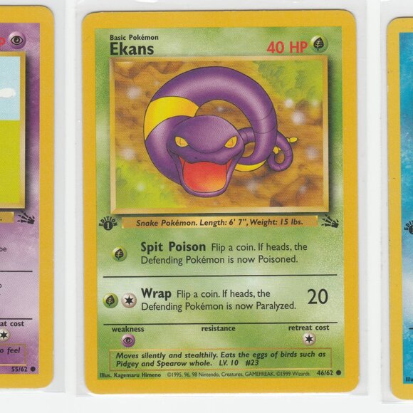 6 Card Lot Pokémon 1999 Original Set 1st Edition Excellent Condition - Picture 4 of 8